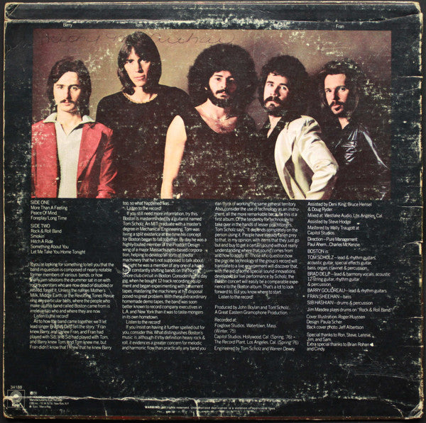 Boston : Boston (LP, Album, RE, Nor)