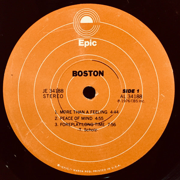 Boston : Boston (LP, Album, RE, Nor)