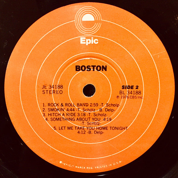 Boston : Boston (LP, Album, RE, Nor)