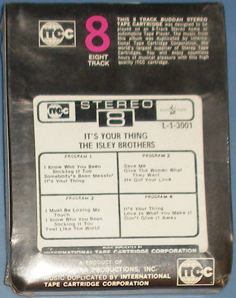 The Isley Brothers : It's Our Thing (8-Trk, Album)
