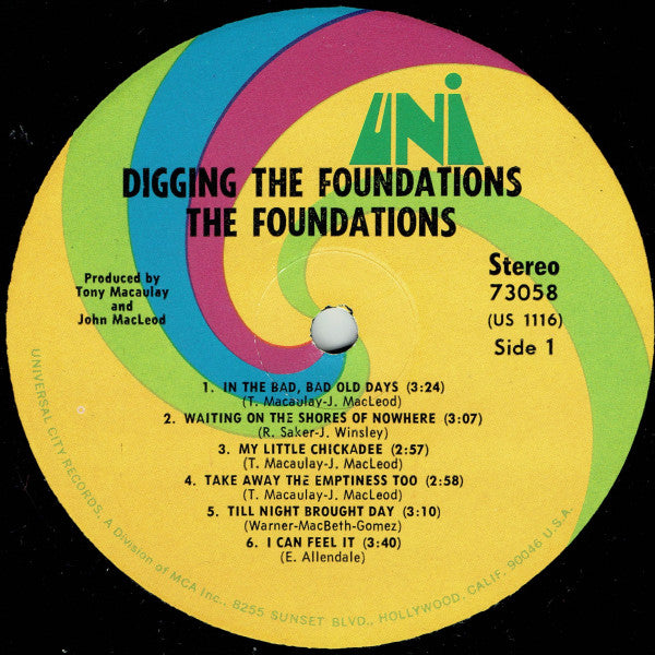 The Foundations : Digging The Foundations (LP, Album)