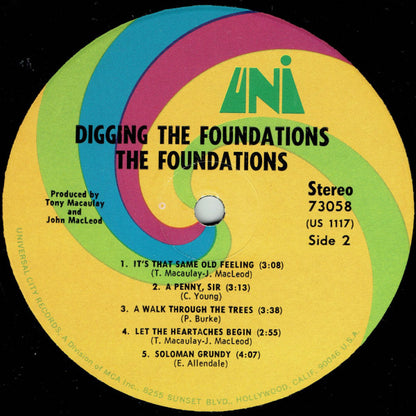 The Foundations : Digging The Foundations (LP, Album)
