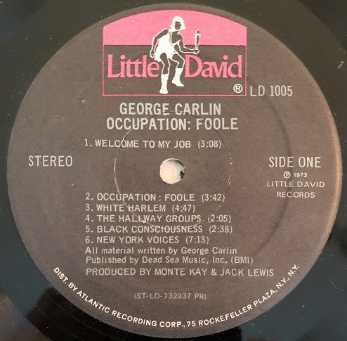 George Carlin : Occupation: Foole (LP, Album, PR )