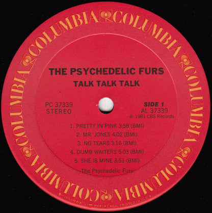 The Psychedelic Furs : Talk Talk Talk (LP, Album, RE, Ter)