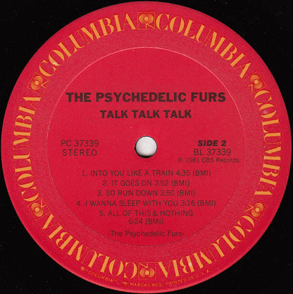 The Psychedelic Furs : Talk Talk Talk (LP, Album, RE, Ter)