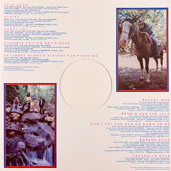 Elton John : Greatest Hits (LP, Comp, Glo)