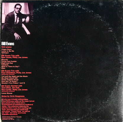 Bill Evans : Peace Piece And Other Pieces (2xLP, Mono, RM, Gat)
