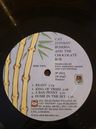 Cat Stevens : Cat Stevens' Buddha And The Chocolate Box (LP, Album, Gat)