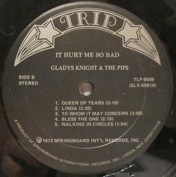Gladys Knight & The Pips* : It Hurt Me So Bad (LP, Album)