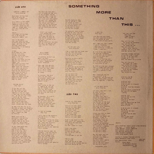 Mike Haun, Jerry Blacklaw : Something More Than This (LP)