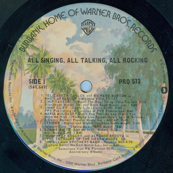 Various : All Singing - All Talking - All Rocking (2xLP, Comp, RP, Gat)