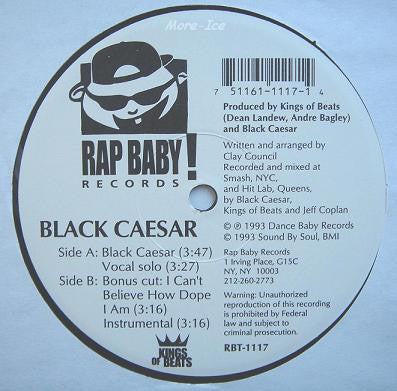 Black Caesar (4) : Black Caesar (12")