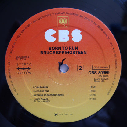 Bruce Springsteen : Born To Run (LP, Album, RE, Gat)