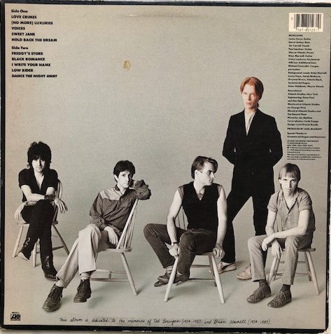 The Jim Carroll Band : I Write Your Name (LP, Album, SP )
