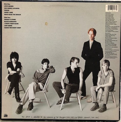 The Jim Carroll Band : I Write Your Name (LP, Album, SP )