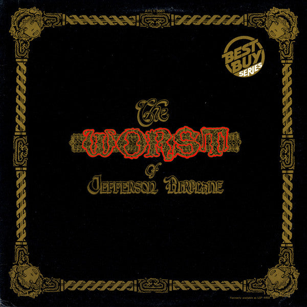 Jefferson Airplane : The Worst Of Jefferson Airplane (LP, Comp, RE)