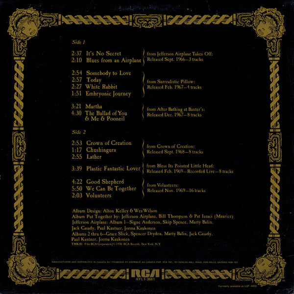 Jefferson Airplane : The Worst Of Jefferson Airplane (LP, Comp, RE)