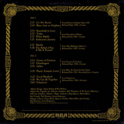 Jefferson Airplane : The Worst Of Jefferson Airplane (LP, Comp, RE)