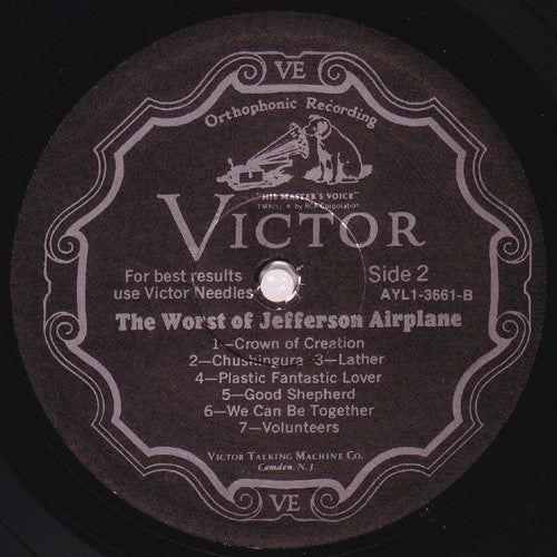Jefferson Airplane : The Worst Of Jefferson Airplane (LP, Comp, RE)