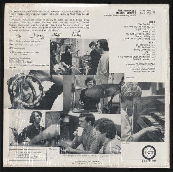 The Monkees : Headquarters (LP, Album, Hol)