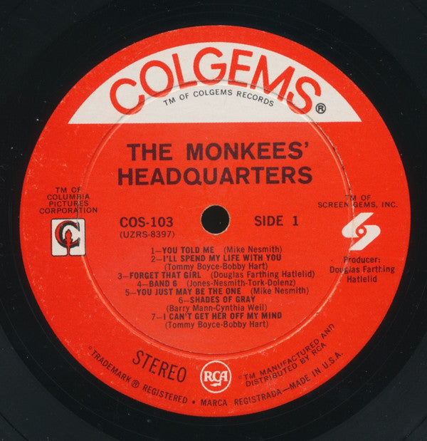The Monkees : Headquarters (LP, Album, Hol)