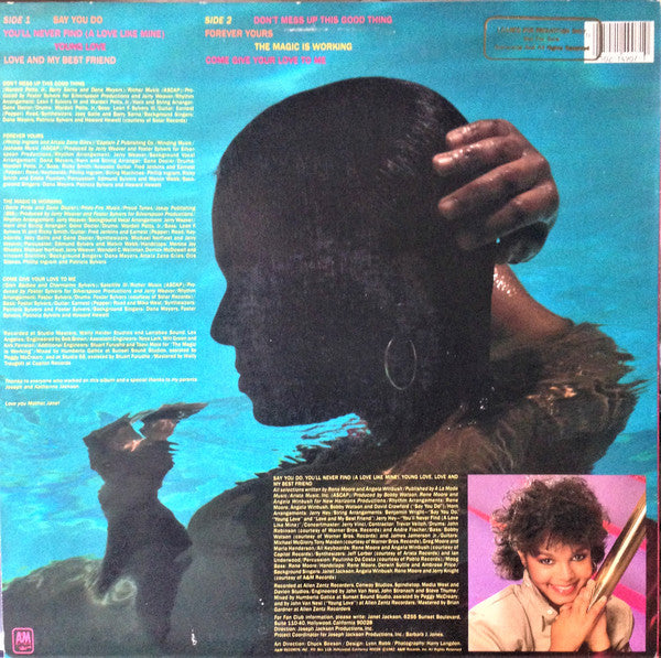 Janet Jackson : Janet Jackson (LP, Album, Mon)