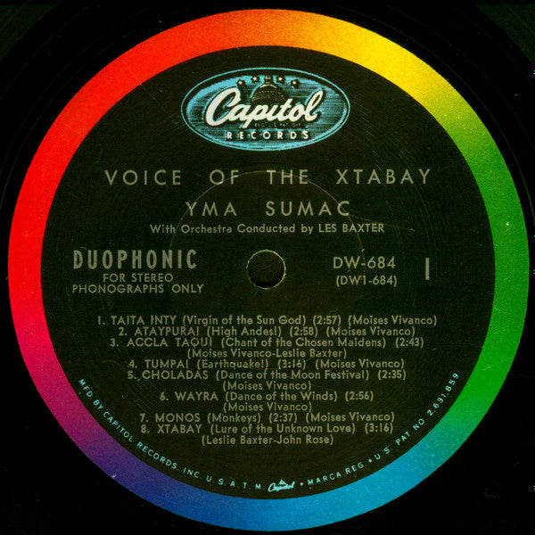 Yma Sumac : Voice Of The Xtabay (LP, Album, Comp, RE, A6 )