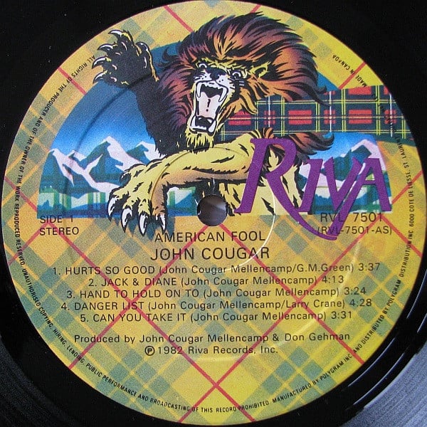 John Cougar* : American Fool (LP, Album)