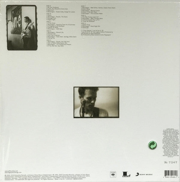 Jeff Buckley : Live At Sin-é (4xLP + Box, Album, RSD, Dlx, Ltd, Num)