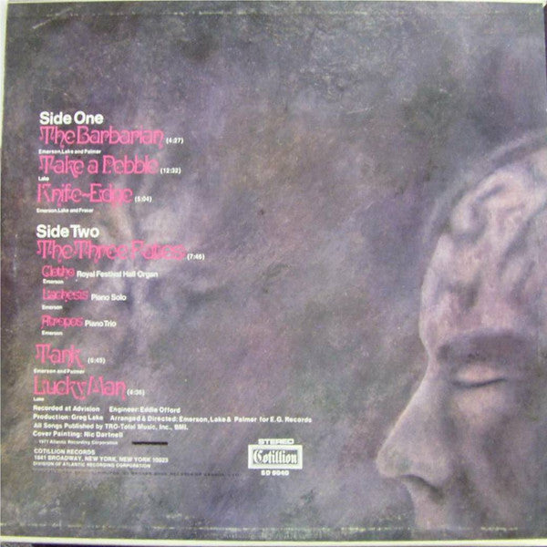 Emerson Lake & Palmer* : Emerson Lake & Palmer (LP, Album, RE)