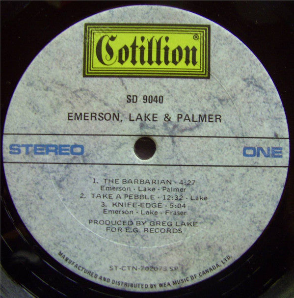 Emerson Lake & Palmer* : Emerson Lake & Palmer (LP, Album, RE)