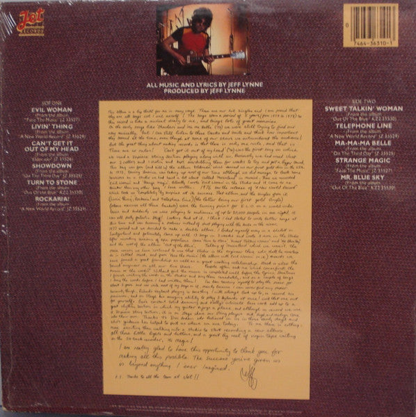 Electric Light Orchestra : ELO's Greatest Hits (LP, Comp, RP, Car)