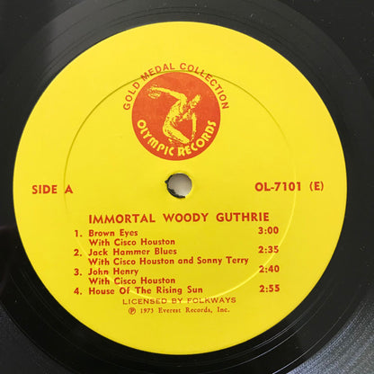 Woody Guthrie : Immortal Woody Guthrie (LP, Comp)
