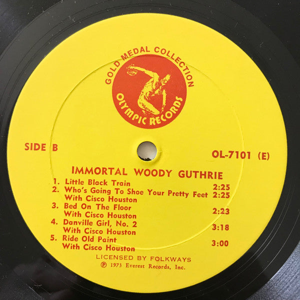 Woody Guthrie : Immortal Woody Guthrie (LP, Comp)