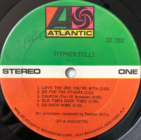 Stephen Stills : Stephen Stills (LP, Album, CTH)