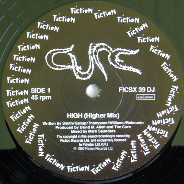 Cure* : High (12", Single, Promo)