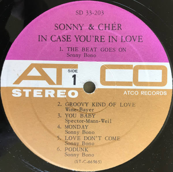 Sonny & Chér* : In Case You're In Love (LP, Album)