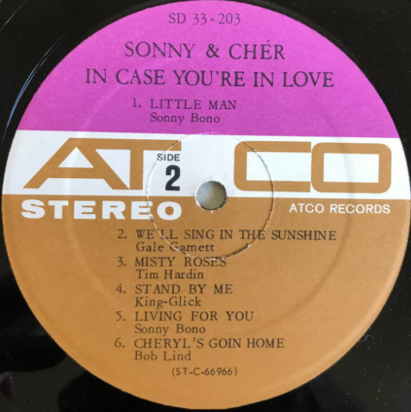 Sonny & Chér* : In Case You're In Love (LP, Album)