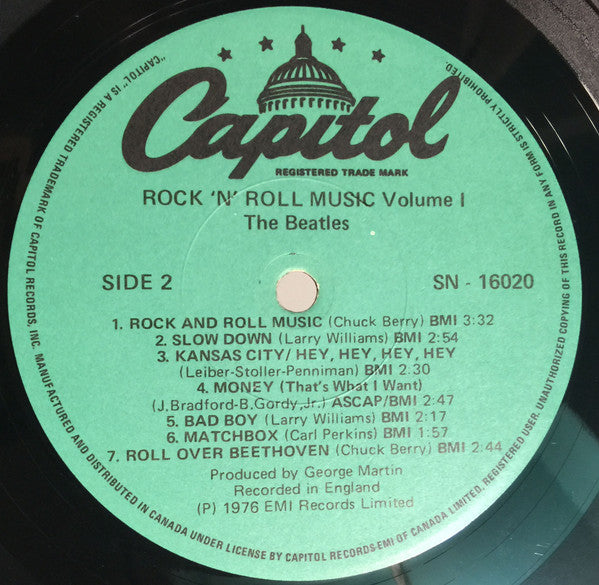 The Beatles : Rock 'n' Roll Music Volume 1 (LP, Comp, RE)