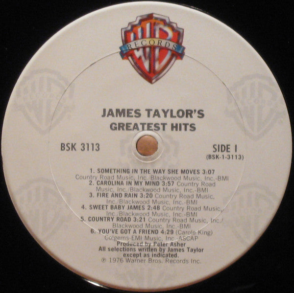 James Taylor (2) : Greatest Hits (LP, Comp, Club, RE, Car)