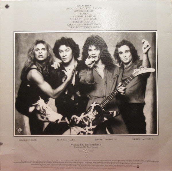 Van Halen : Women And Children First (LP, Album)