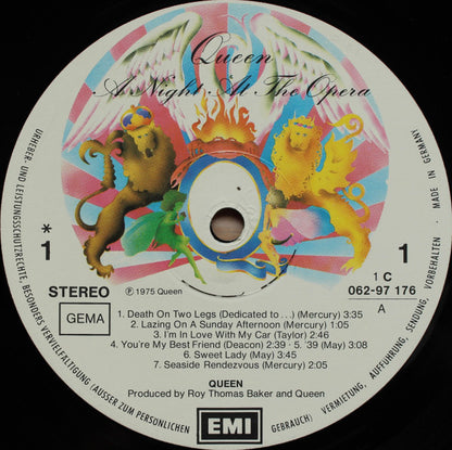 Queen : A Night At The Opera (LP, Album, Gat)