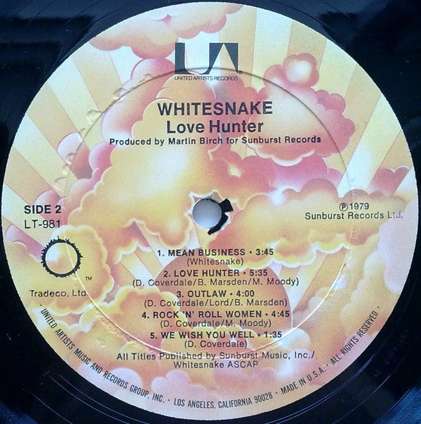 Whitesnake : Lovehunter (LP, Album)