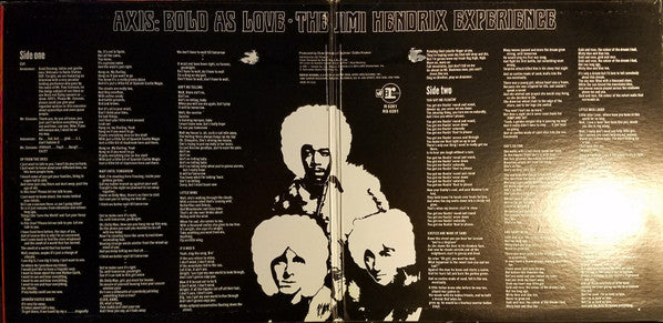 The Jimi Hendrix Experience : Axis: Bold As Love (LP, Album, RE, Jac)