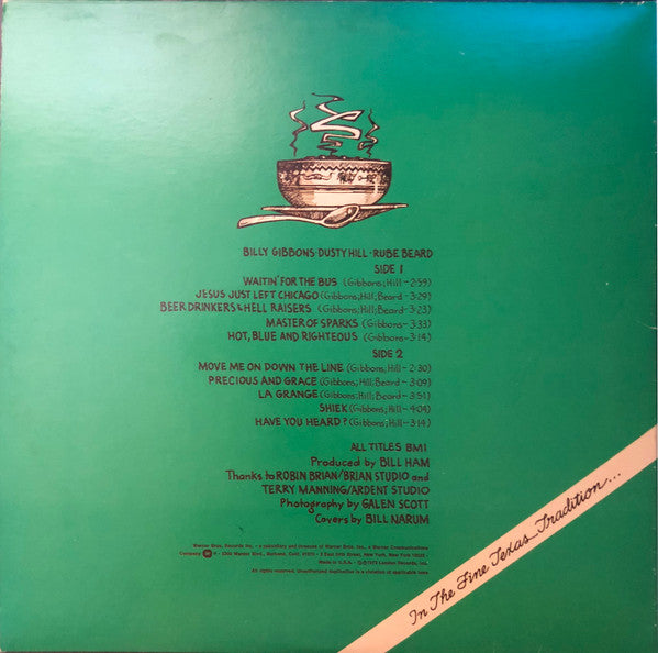 ZZ Top : Tres Hombres (LP, Album, RE, Win)