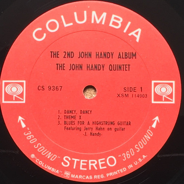 The John Handy Quintet* : The 2nd John Handy Album (LP, Album, San)