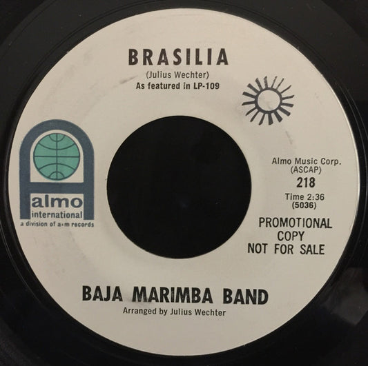 Baja Marimba Band : Brasilia / Goin' Out The Side Door (7", Single, Promo)