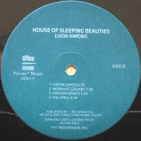 Lucia Hwong : House Of Sleeping Beauties (LP, Album, RM, RP, Ind)