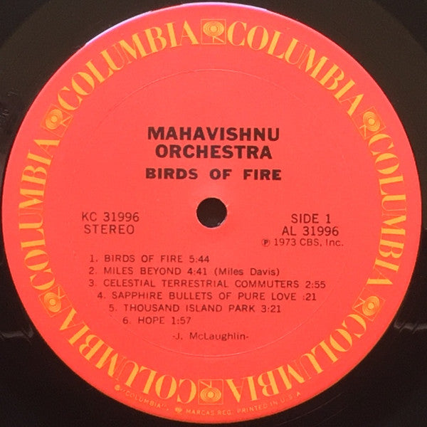 Mahavishnu Orchestra : Birds Of Fire (LP, Album, San)