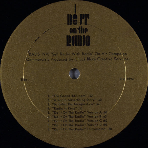 Chuck Blore : Do it On The Radio (LP)
